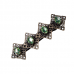 Gemstone Collection Peridot Barrette