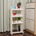 2 3 4 Tier Slim Slide Out Kitchen Bathroom Storage Trolley Cart Rack Holder